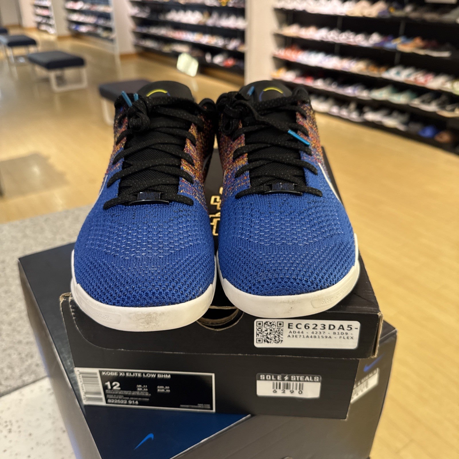 Size 12 - Nike Kobe 11 Elite Low Black History Month (damaged Box)