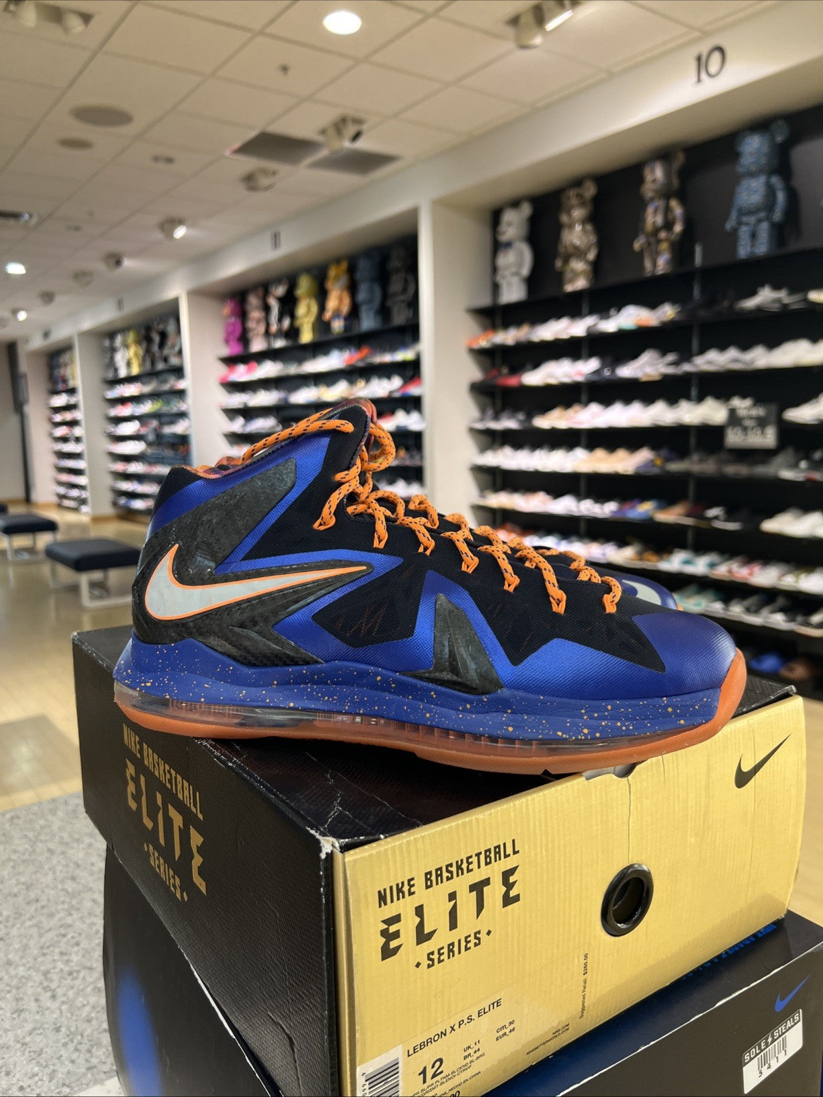 Nike LeBron 10 P.S. Elite Superhero Sz 12 USED