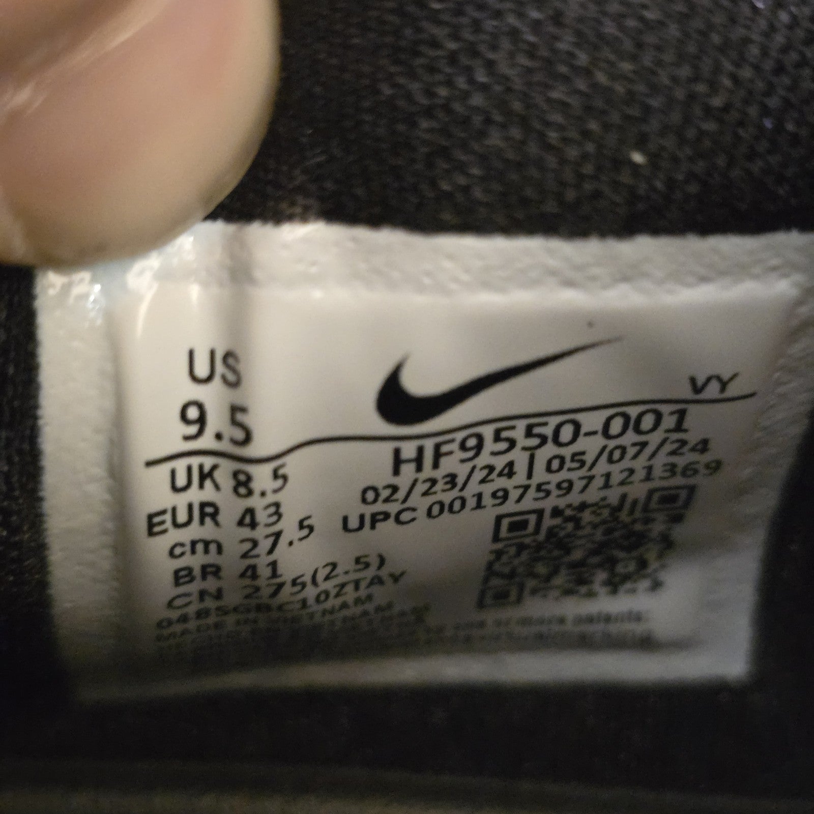 Size 9.5 - Nike Kobe 8 Protro Lakers Away