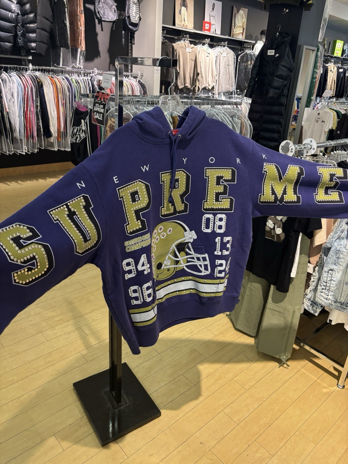 Supreme Champions Studded Hooded Sweatshirt 
