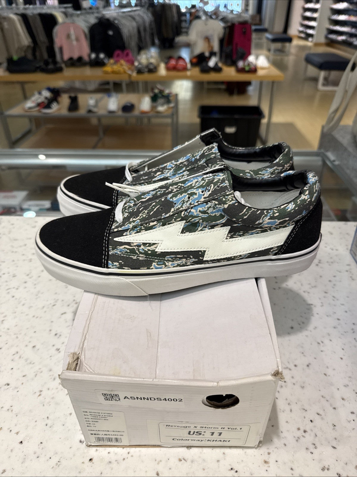Revenge x Storm Green Camo Men's Size 11 New With Box