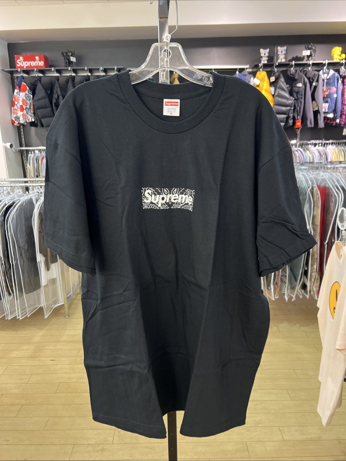 Supreme Bandana Box Logo T-Shirt Sz XL