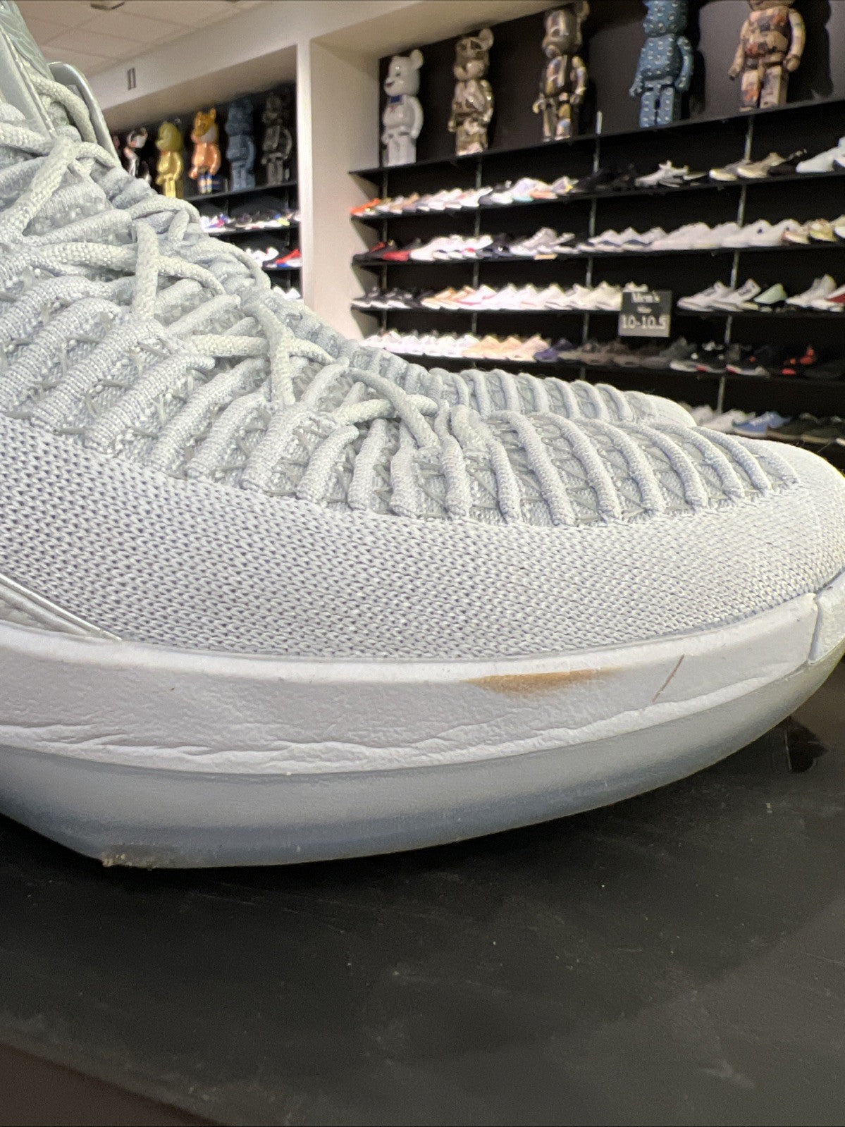 Nike Air Jordan XXXII Pure Platinum High Sneaker Shoes Sz 12 USED