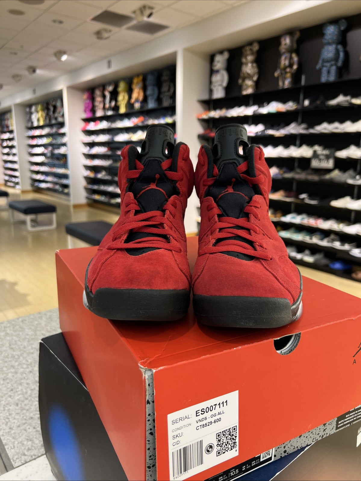 Nike Air Jordan 6 Retro 'Toro' Sz 9 USED