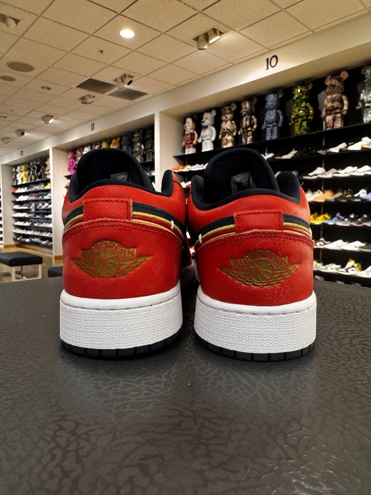 Jordan 1 Low Armory Navy Sport Red Size 6Y