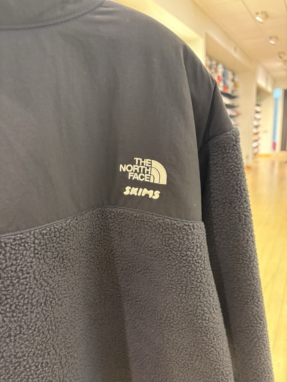 The North Face x SKIMS 1995 Denali Fleece Jacket In The Color Black Size XL