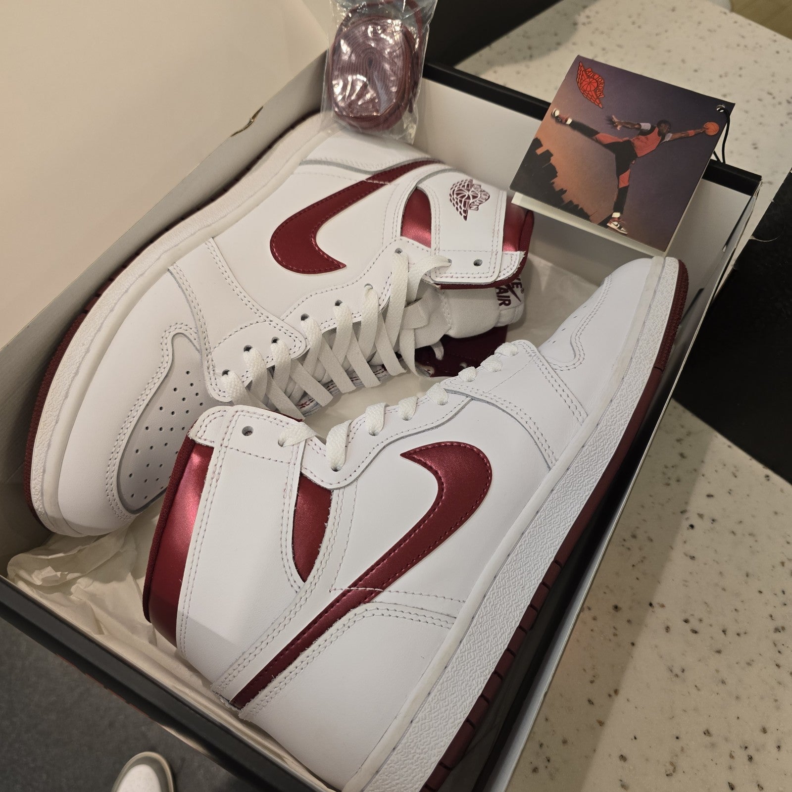 Size 11 - Air Jordan 1 Retro '85 OG High Metallic Burgundy