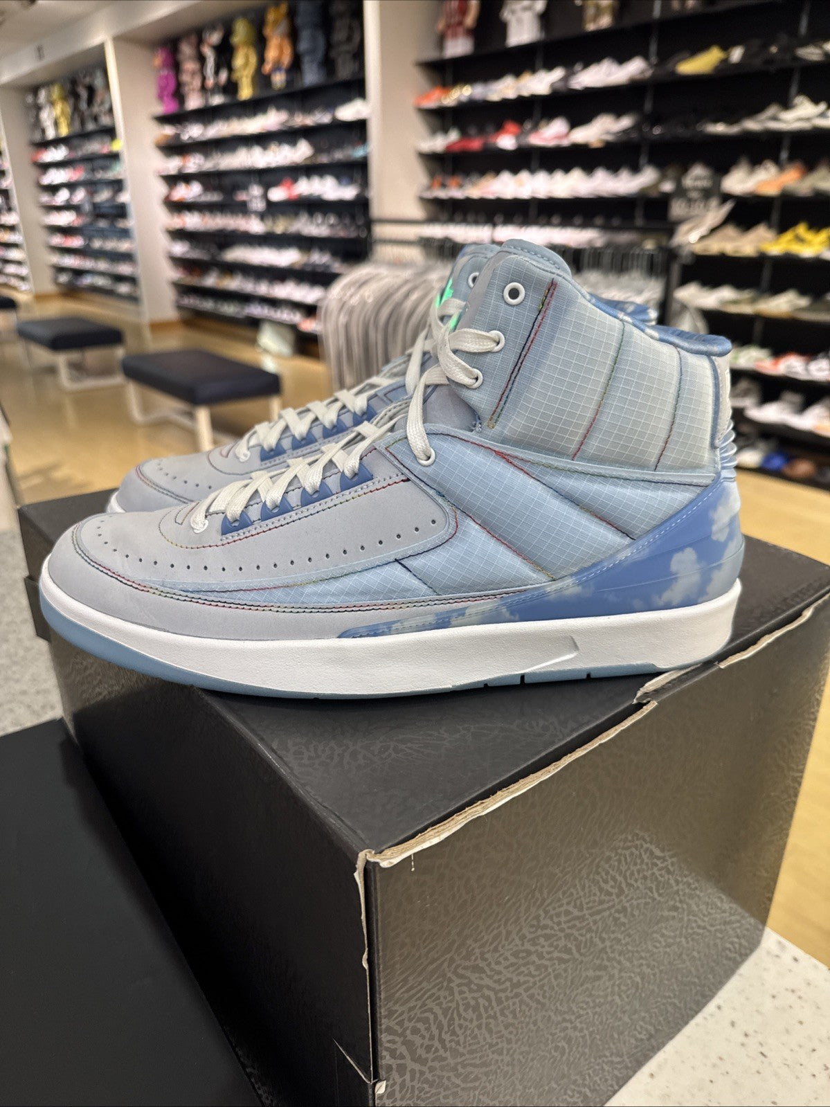 Size 12 - Jordan 2 Retro x J. Balvin Blue 2022