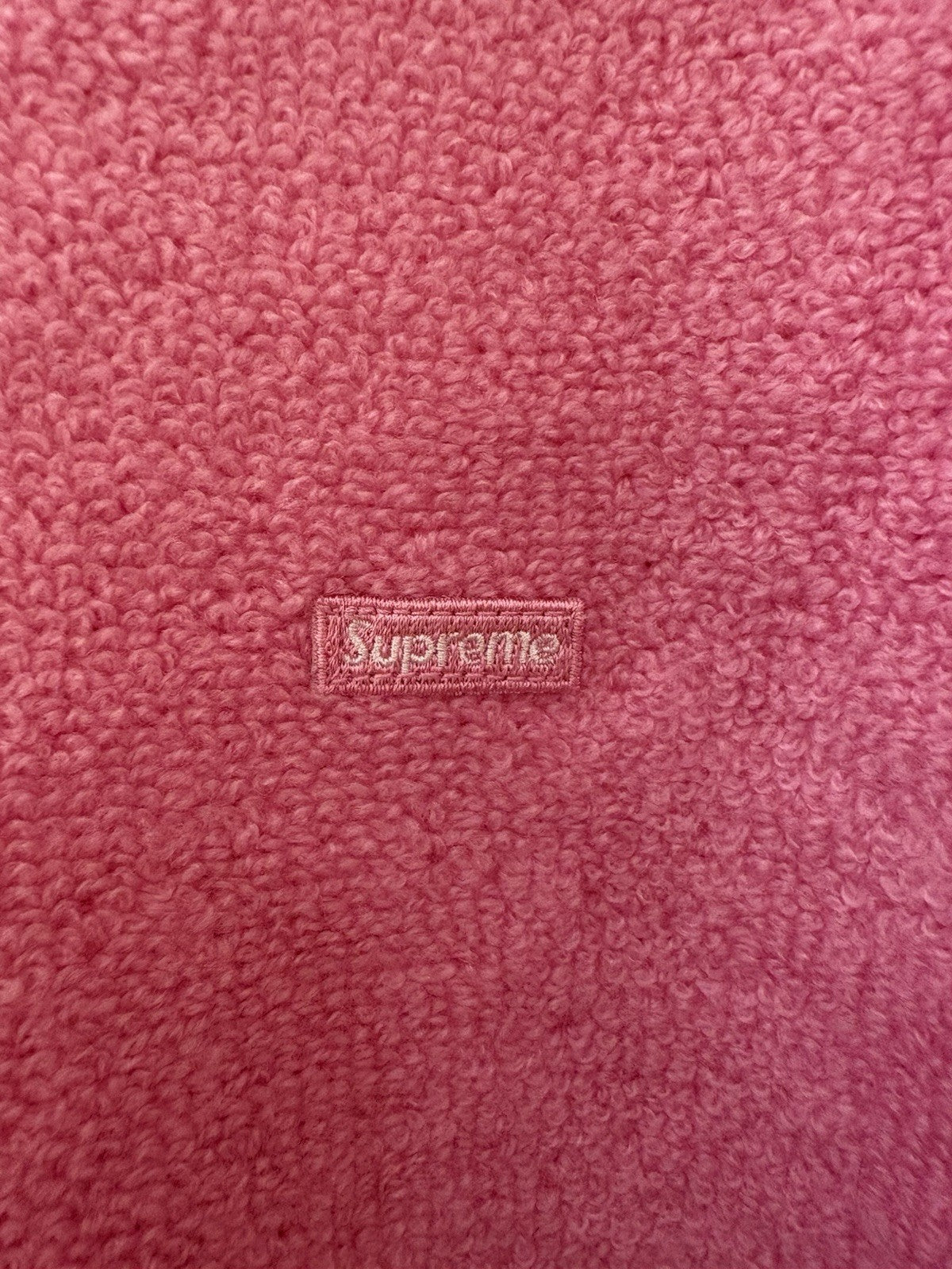 Supreme Terry Medium Box Sweater Pink