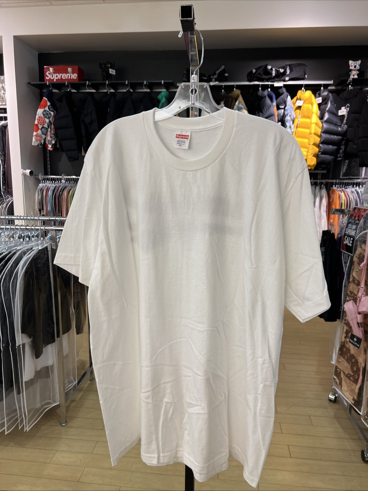 Supreme Backwards White T-Shirt