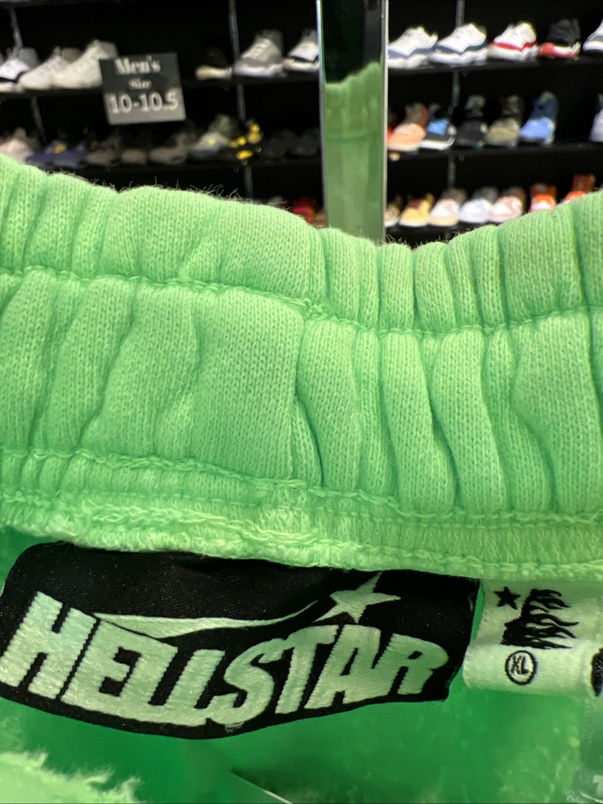 Hellstar Warm Up Neon Shorts Sz XL USED