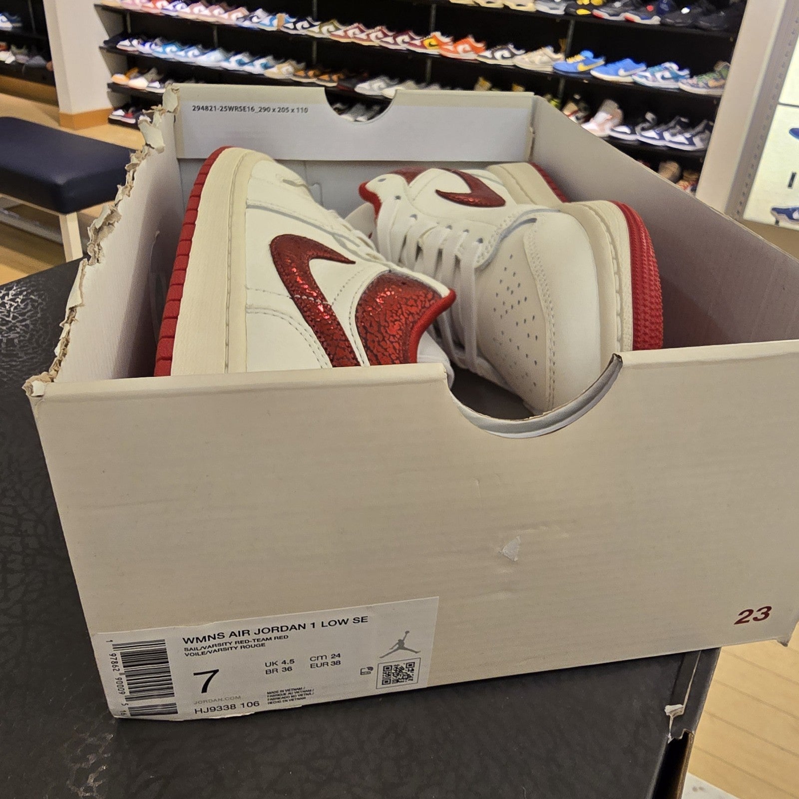 Size 7 - Air Jordan 1 Low Ruby Women's