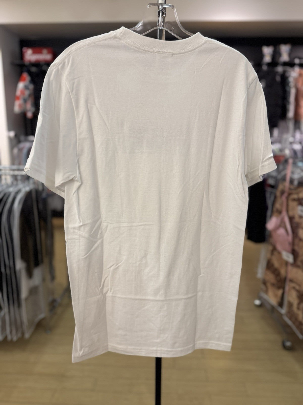 SUPREME CONNECT WHITE TEE SIZE SMALL Small Mark On Sleeve