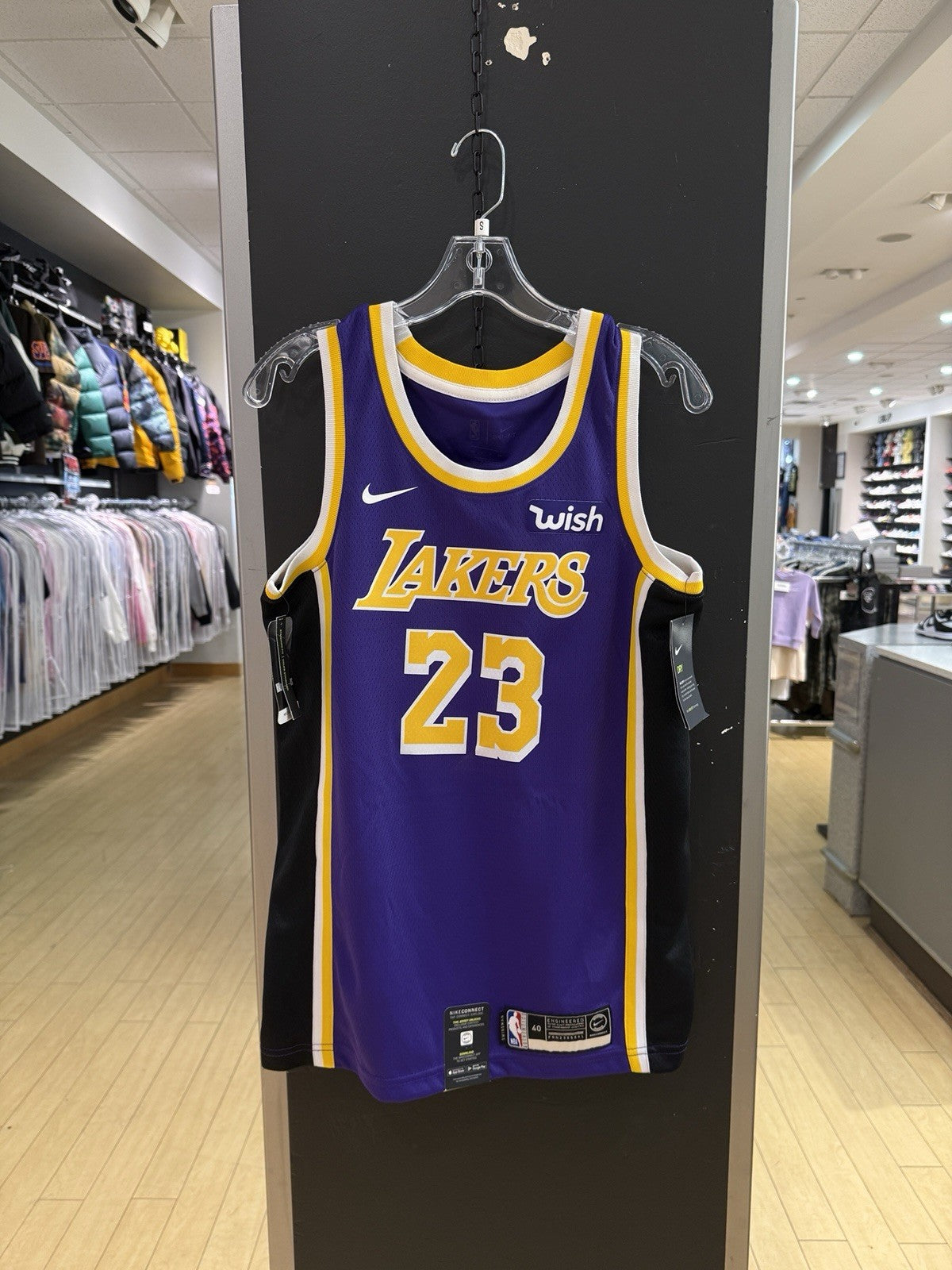 Nike Los Angeles Lakers #23 LeBron James Statement Jersey