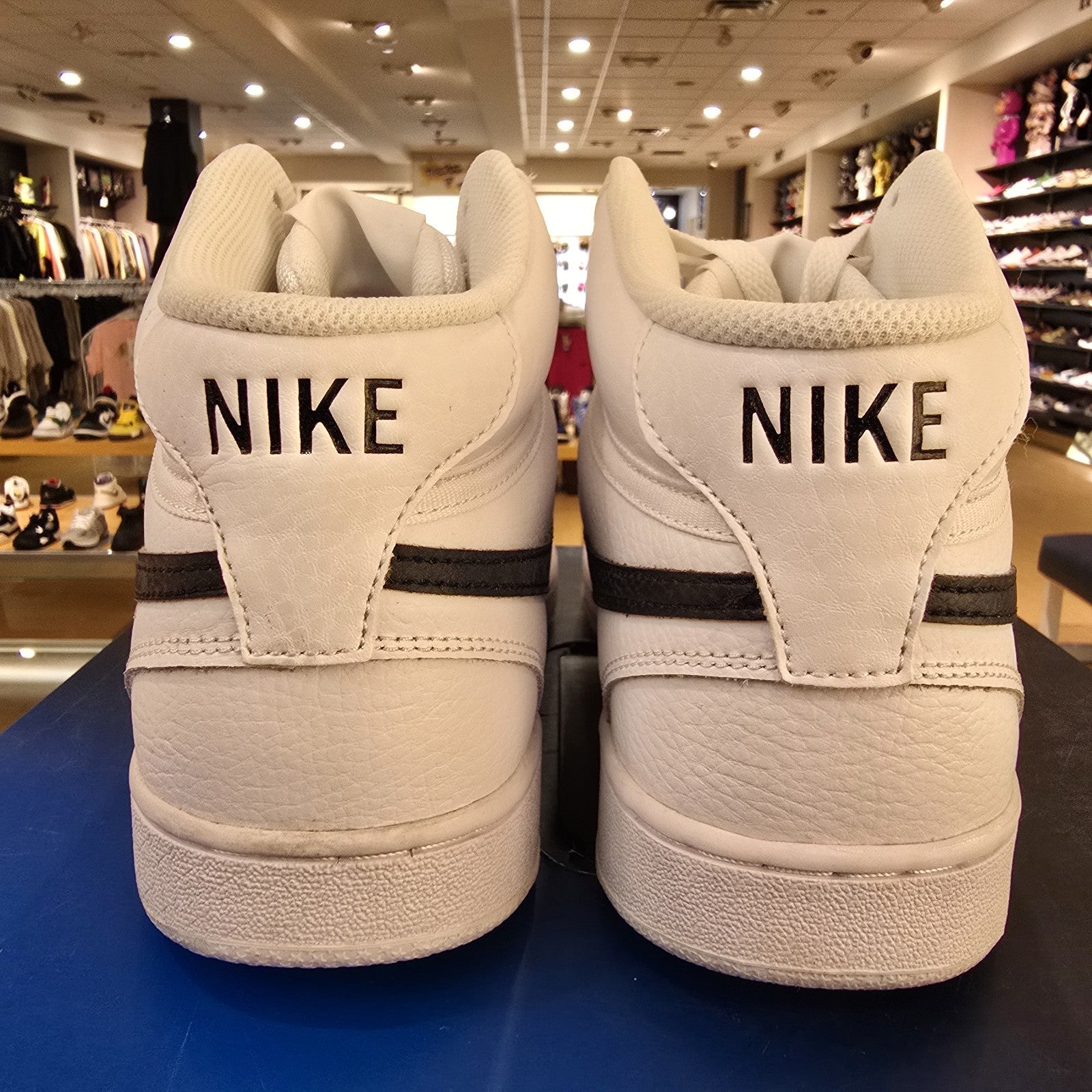 Nike Court Vision Mid White Black SZ 9