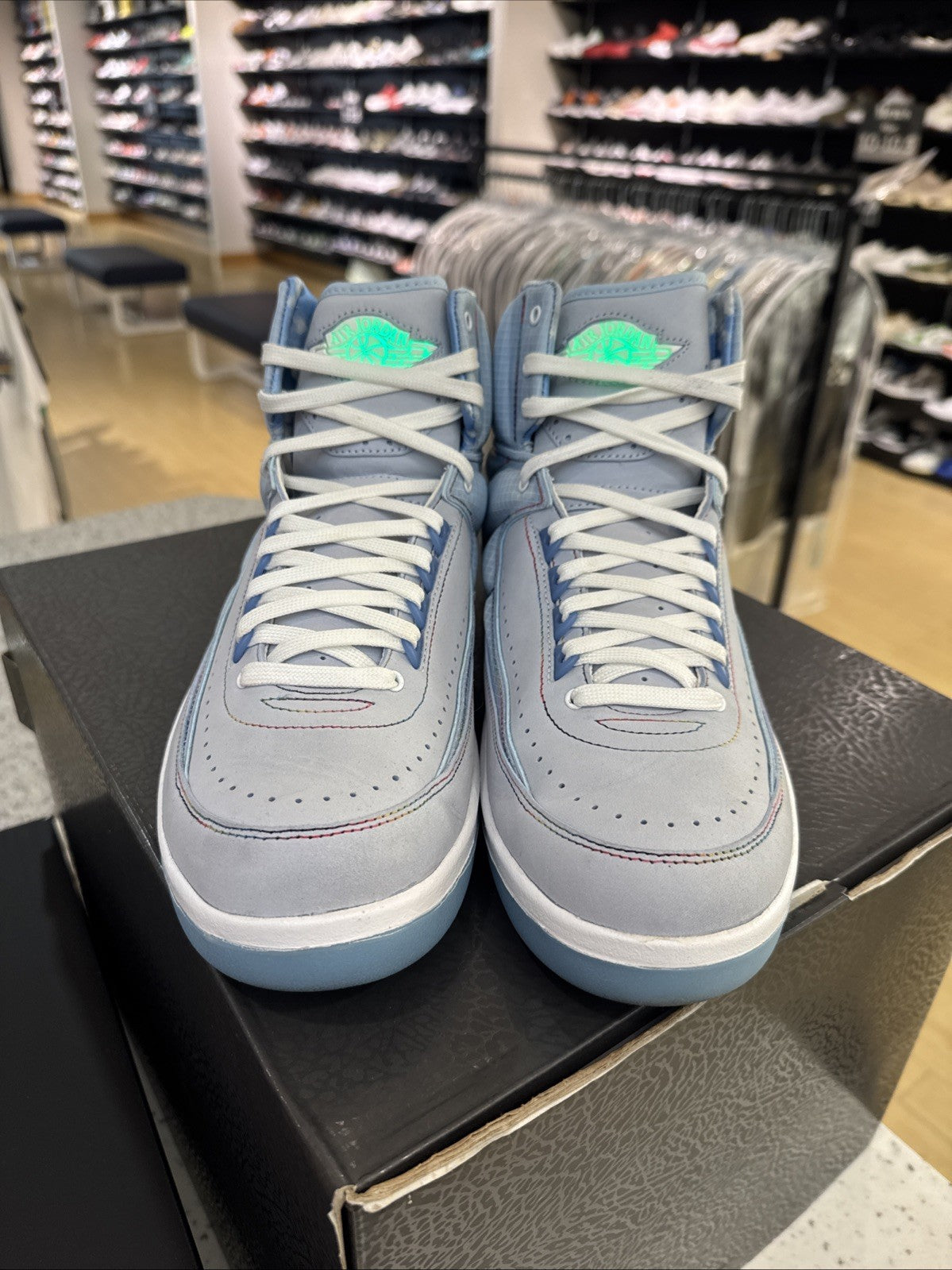 Size 12 - Jordan 2 Retro x J. Balvin Blue 2022