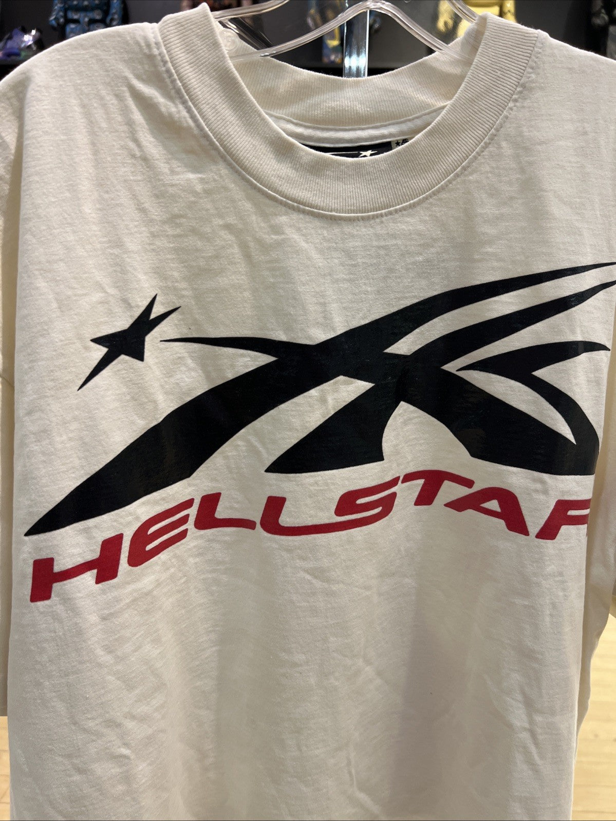 Hellstar Sport Logo Gel T-Shirt White Sz XL