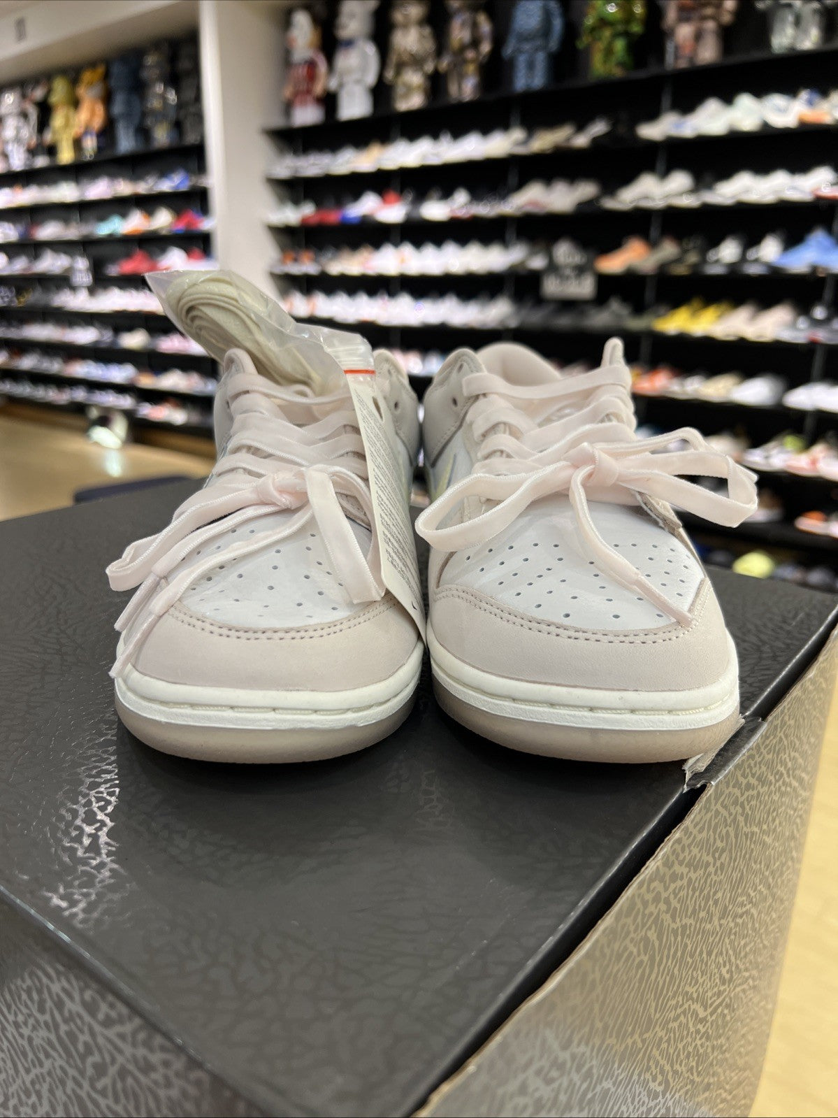 Nike Dunk Low PRM Light Soft Pink/Coconut Milk Womens Sz 9.5/8M