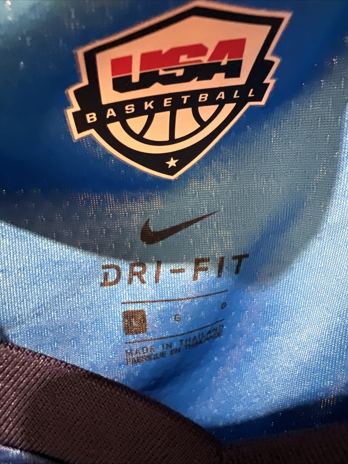Nike Tokyo Olympics Team USA Limited Basketball Jersey Sz L