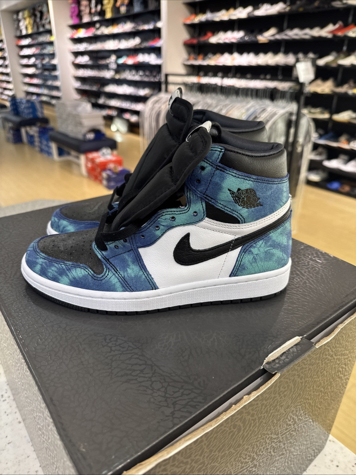 Size 9 - Air Jordan 1 Retro OG High Tie-Dye W NO BOX