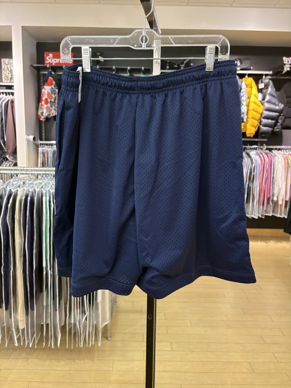 Nike Sportswear Authentics Mesh Shorts NAVY SZ XL