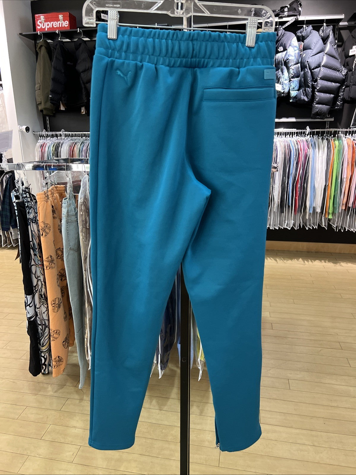 PUMA TMC HUSTLE WAY TEAL JOGGER Sz S