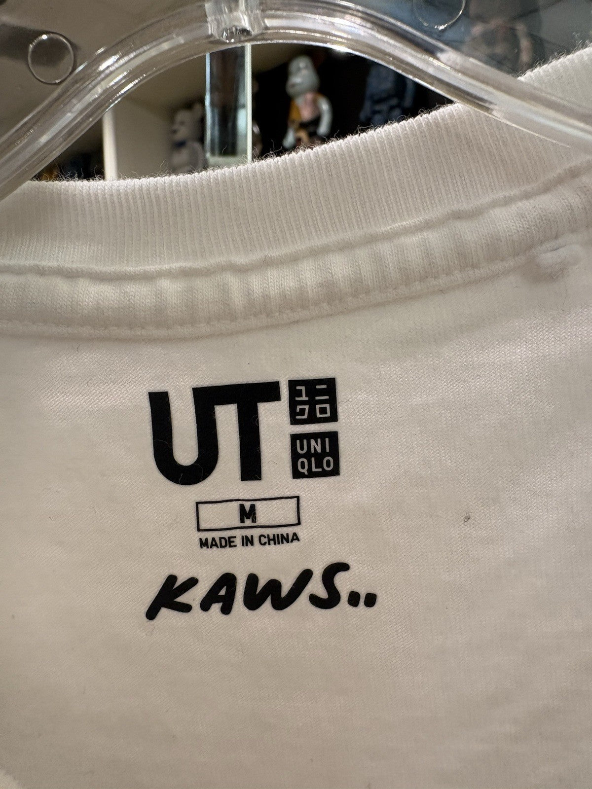 KAWS × Uniqlo Pink BFF Tee (US Sizing) White Size M