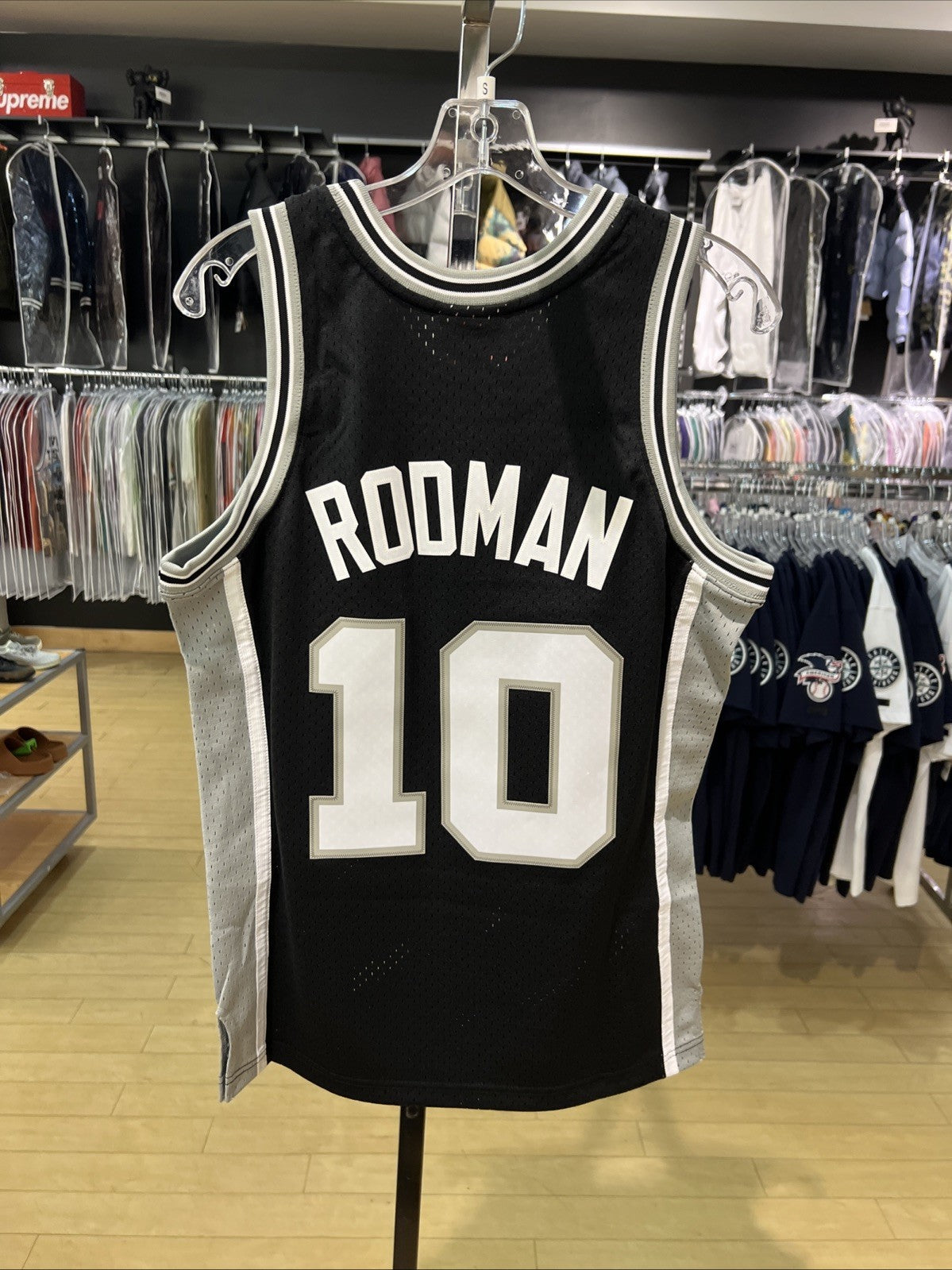 San Antonio Spurs Dennis Rodman Mitchell & Ness NBA Jersey Sz S