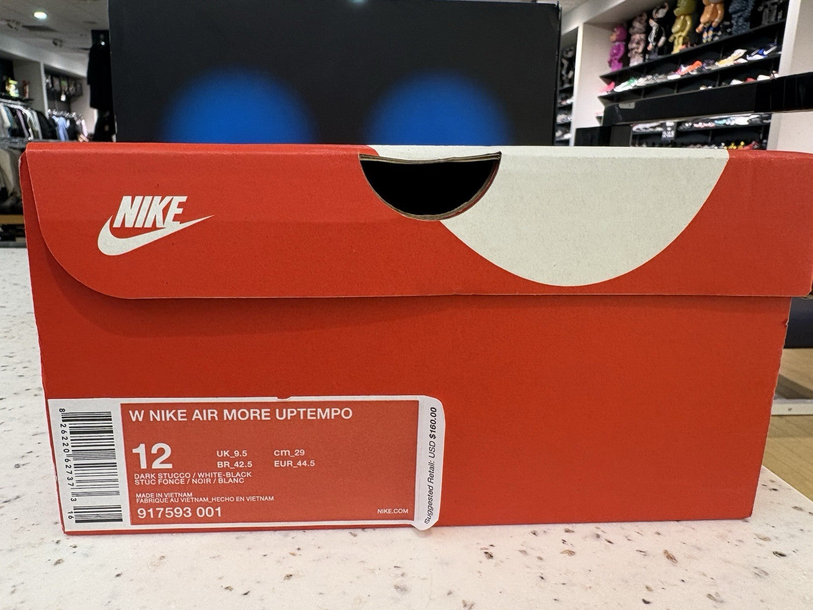 Nike Air More Uptempo Shine Women’s Size 12 DEFECT