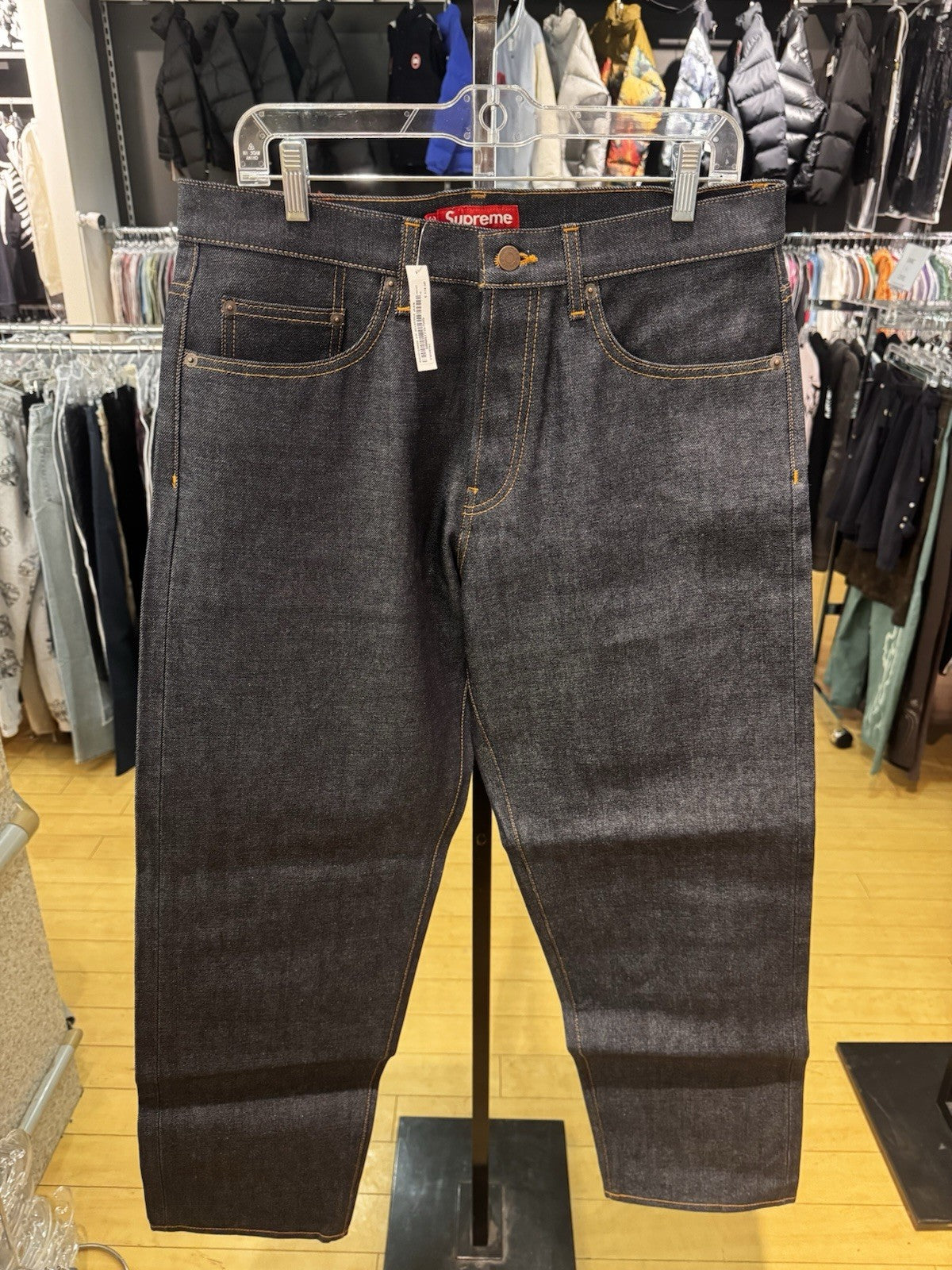 Supreme Rigid Loose Fit Selvedge Jean Rigid Indigo Size 32