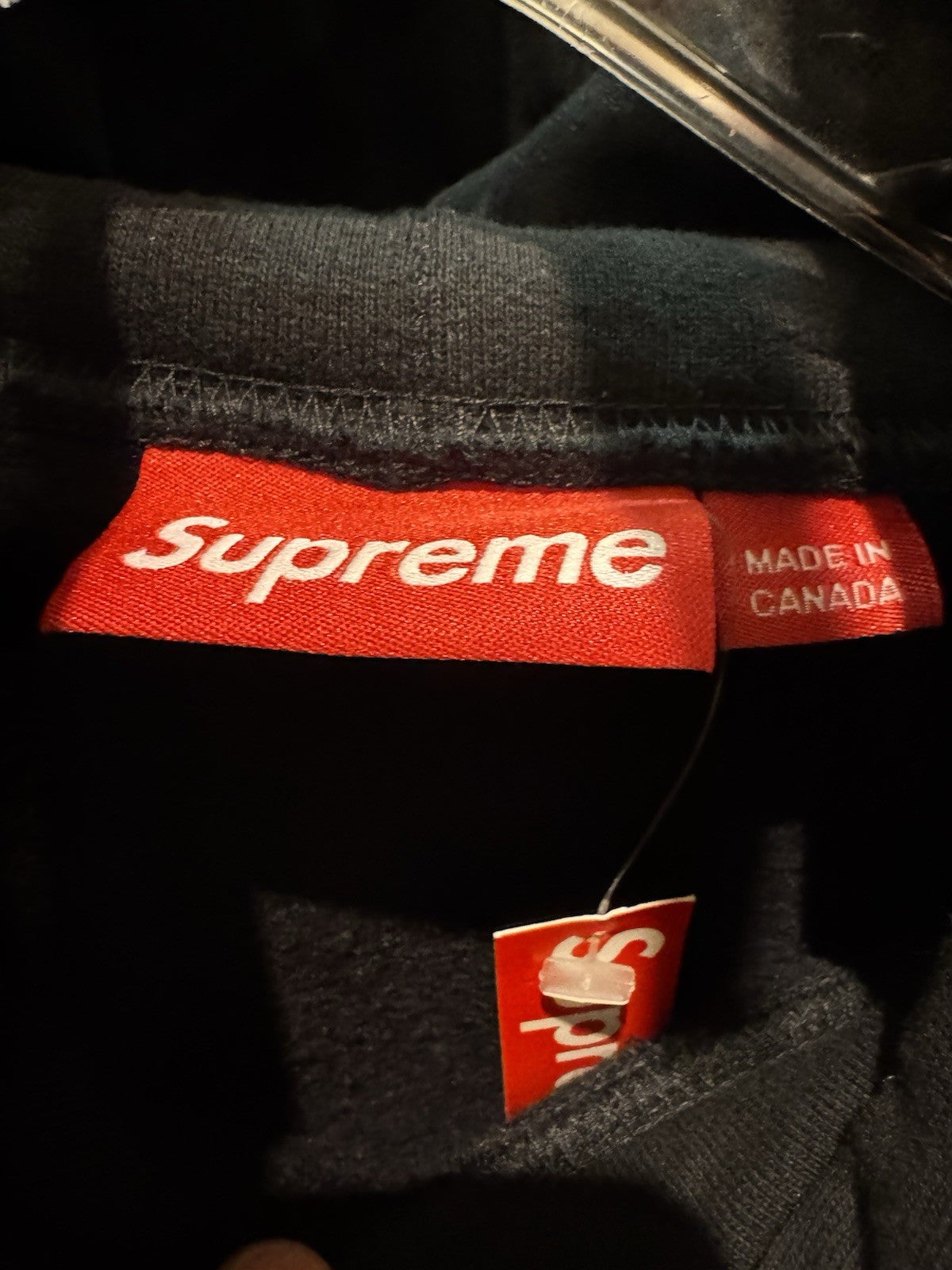 Supreme Gradient Hooded Sweatshirt Black Size L