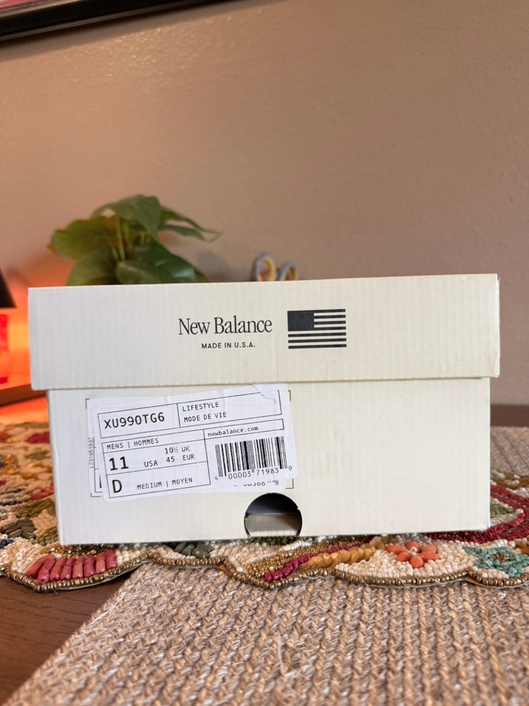 New Balance 990v6 MiUSA Teddy Santis Grey Black Size 11