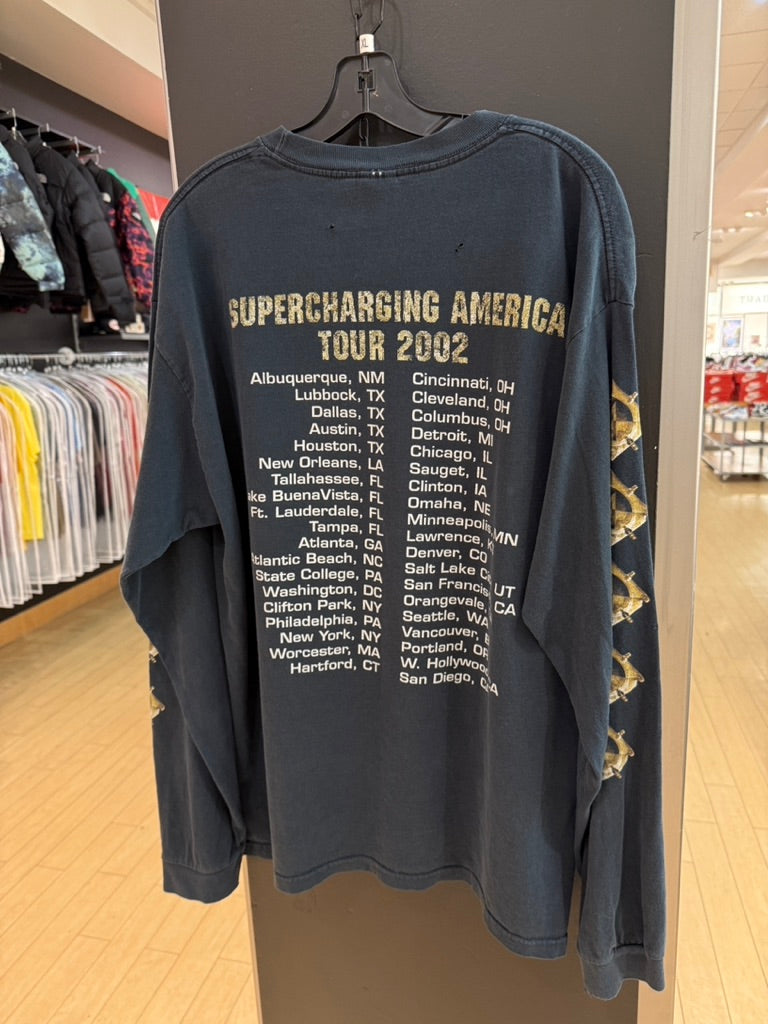 2002 Machine Head Long Sleeve Tour Tee Sz XL