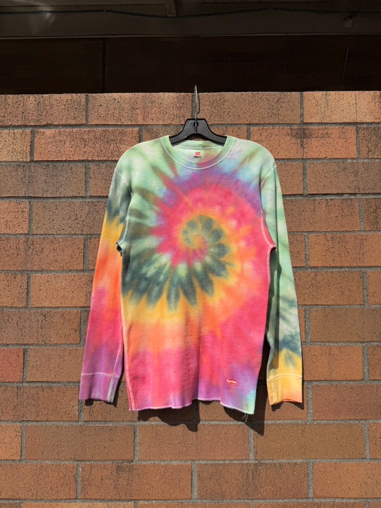 Supreme Hanes Hand Dyed Thermal Shirt Size L