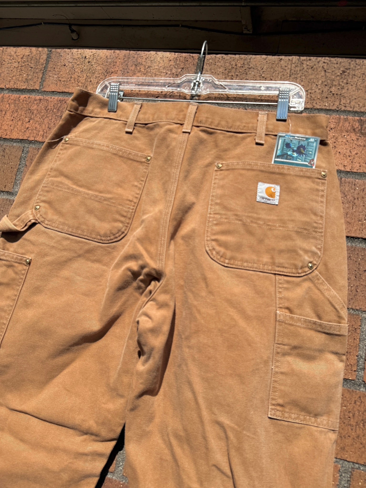 2011 Carhartt Brown Dungaree Fit Double Knees Size 36x34
