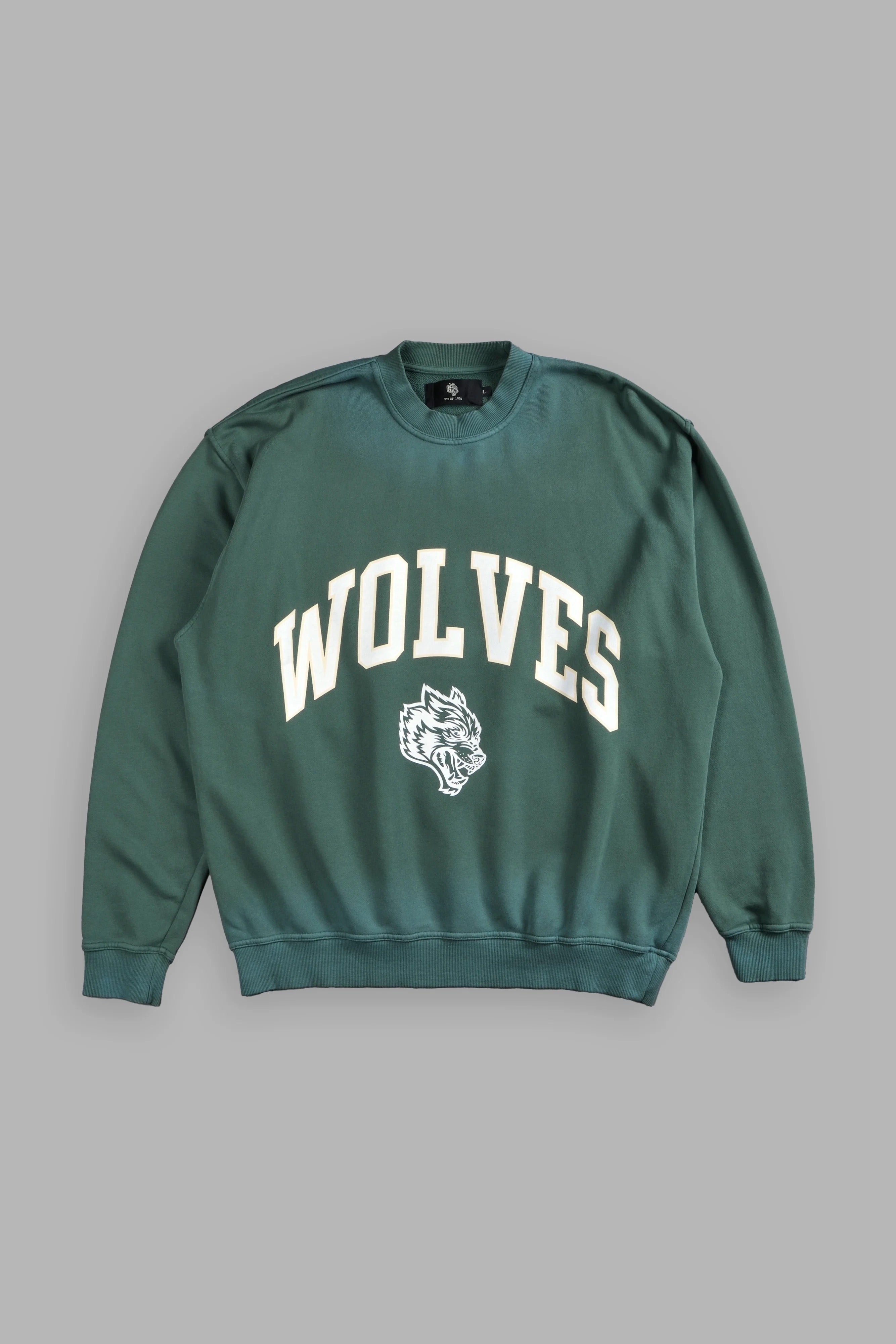 Darc Sport Loyalty London Crewneck Hunter Green Driftwash Sz XL