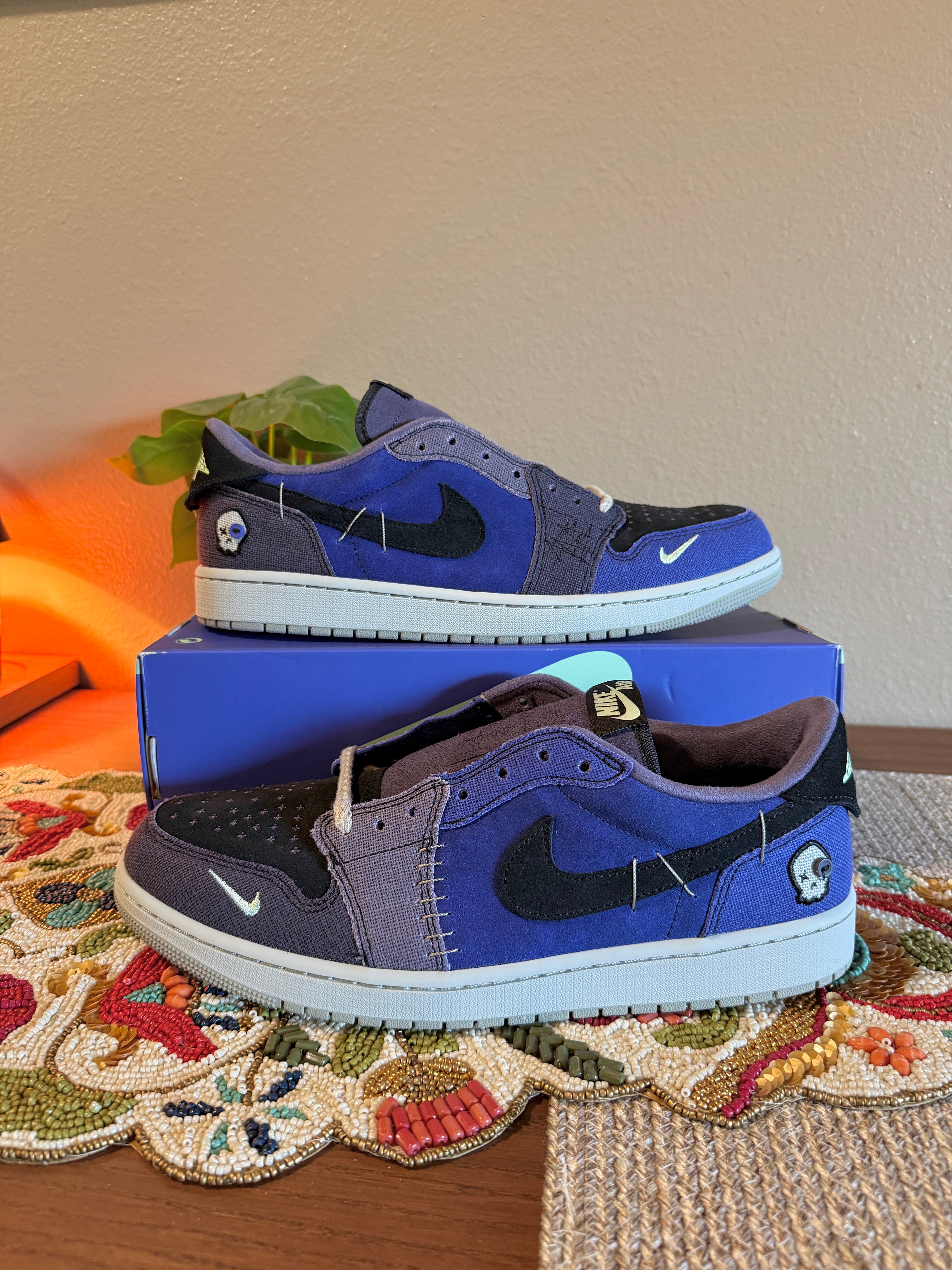 Jordan 1 Retro Low OG Zion Williamson Voodoo Alternate Size 13 MISSING LID