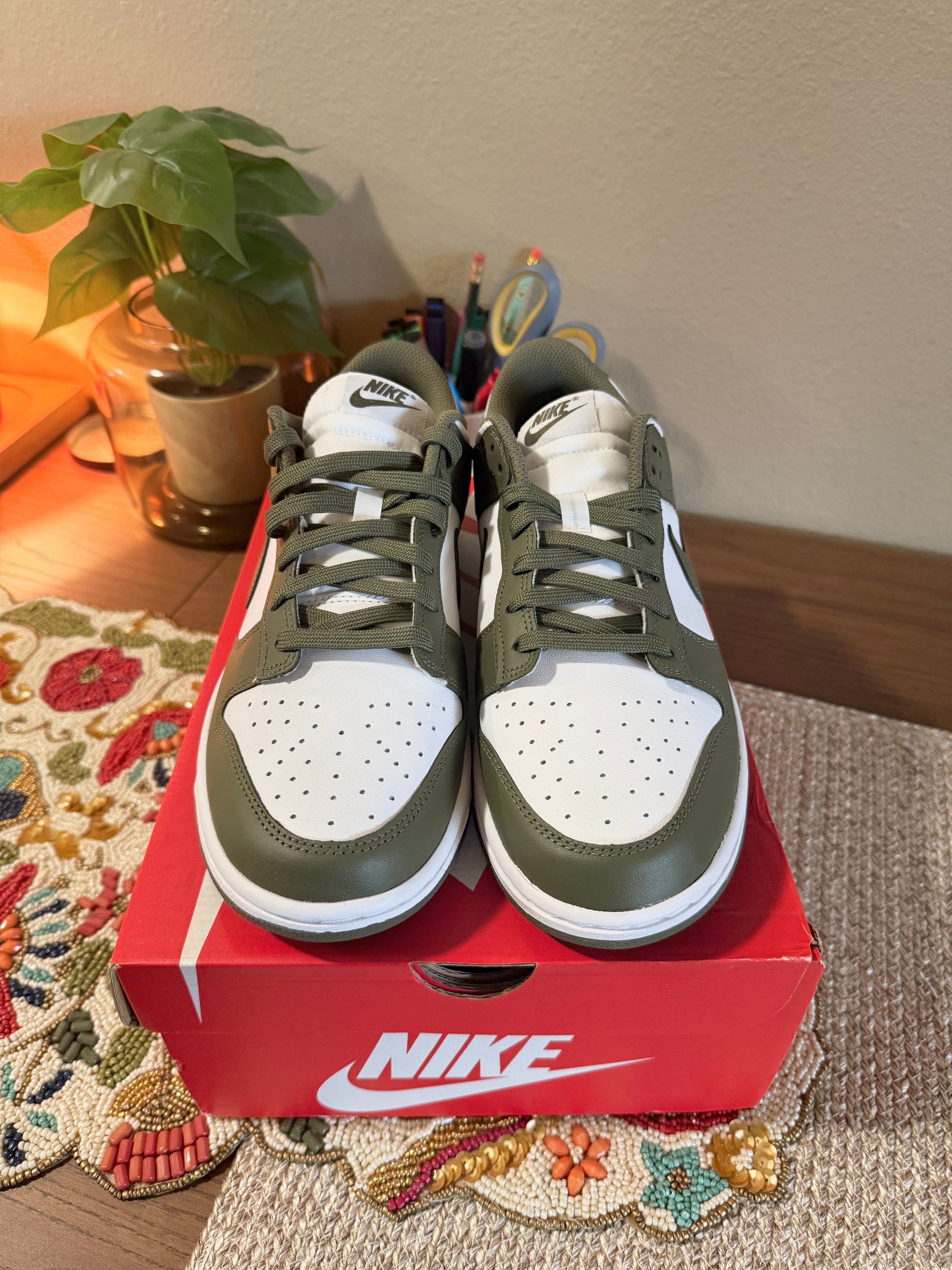 Nike Dunk Low Medium Olive Size 9.5M / 11W