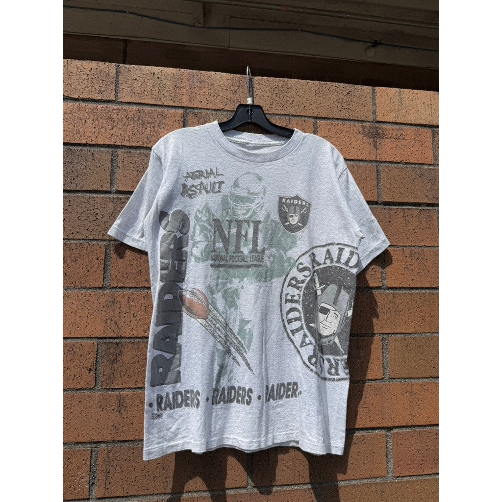 90s Oakland Raiders Salem Sportswear AOP Tee