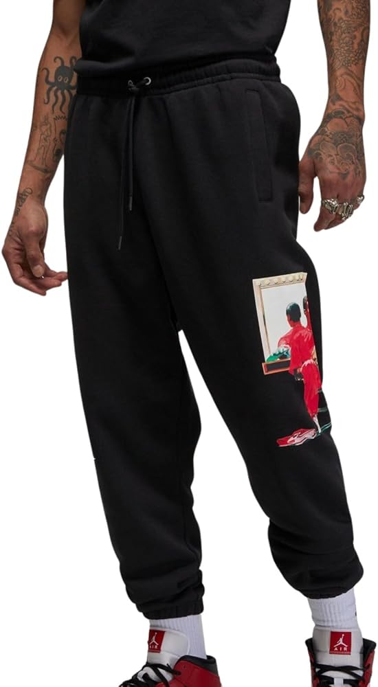Jordan Artist Series by Jacob Rochester Fleece Pants Black SZ XL