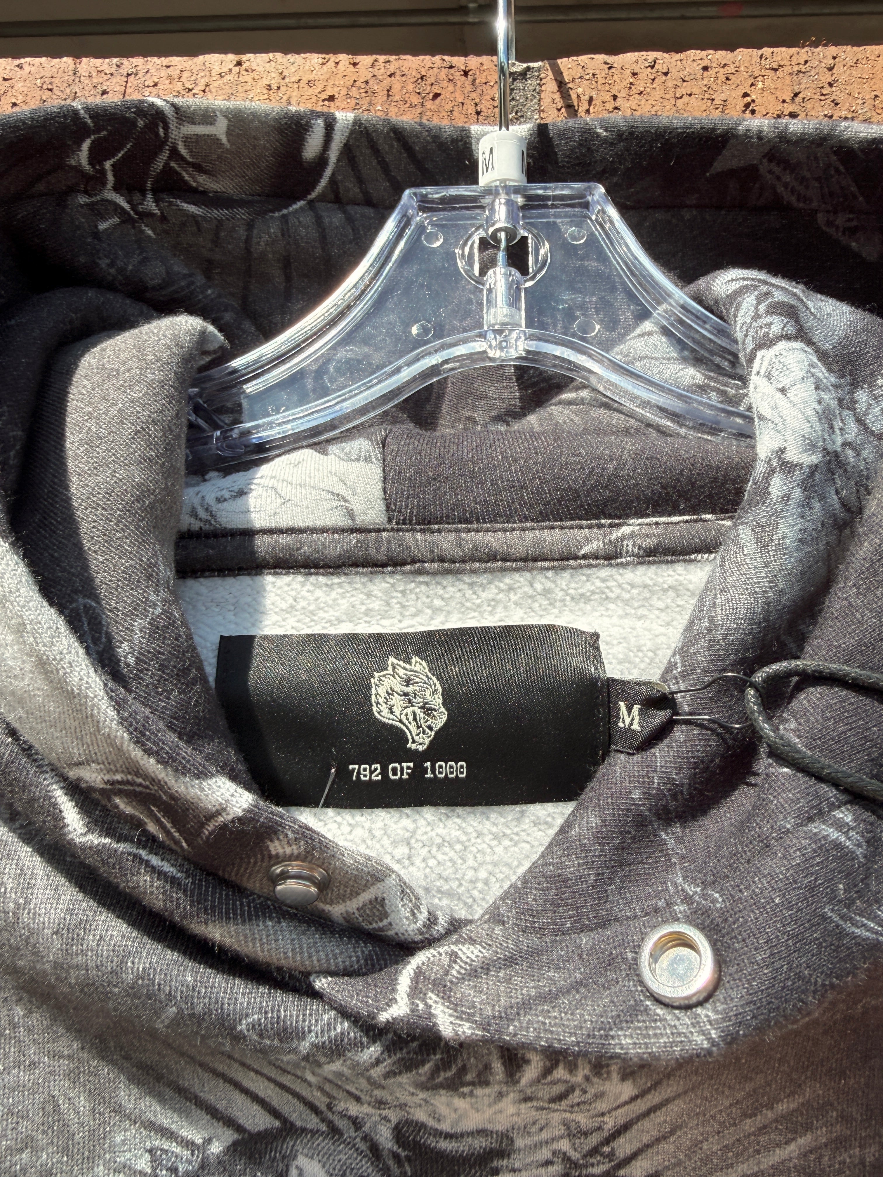 Darc Sport Always Loyal Pierce Hoodie Corazon de Oscuridad Tonal Size M