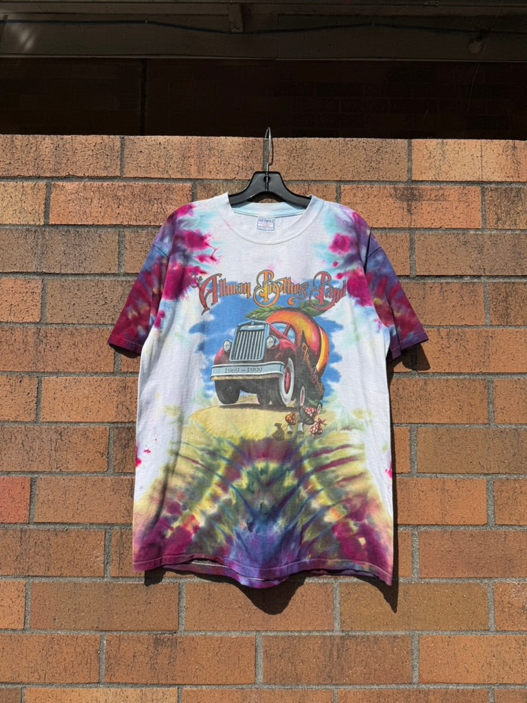 1999 Allman Brothers Band Hand Dyed Tour Tee Size XL