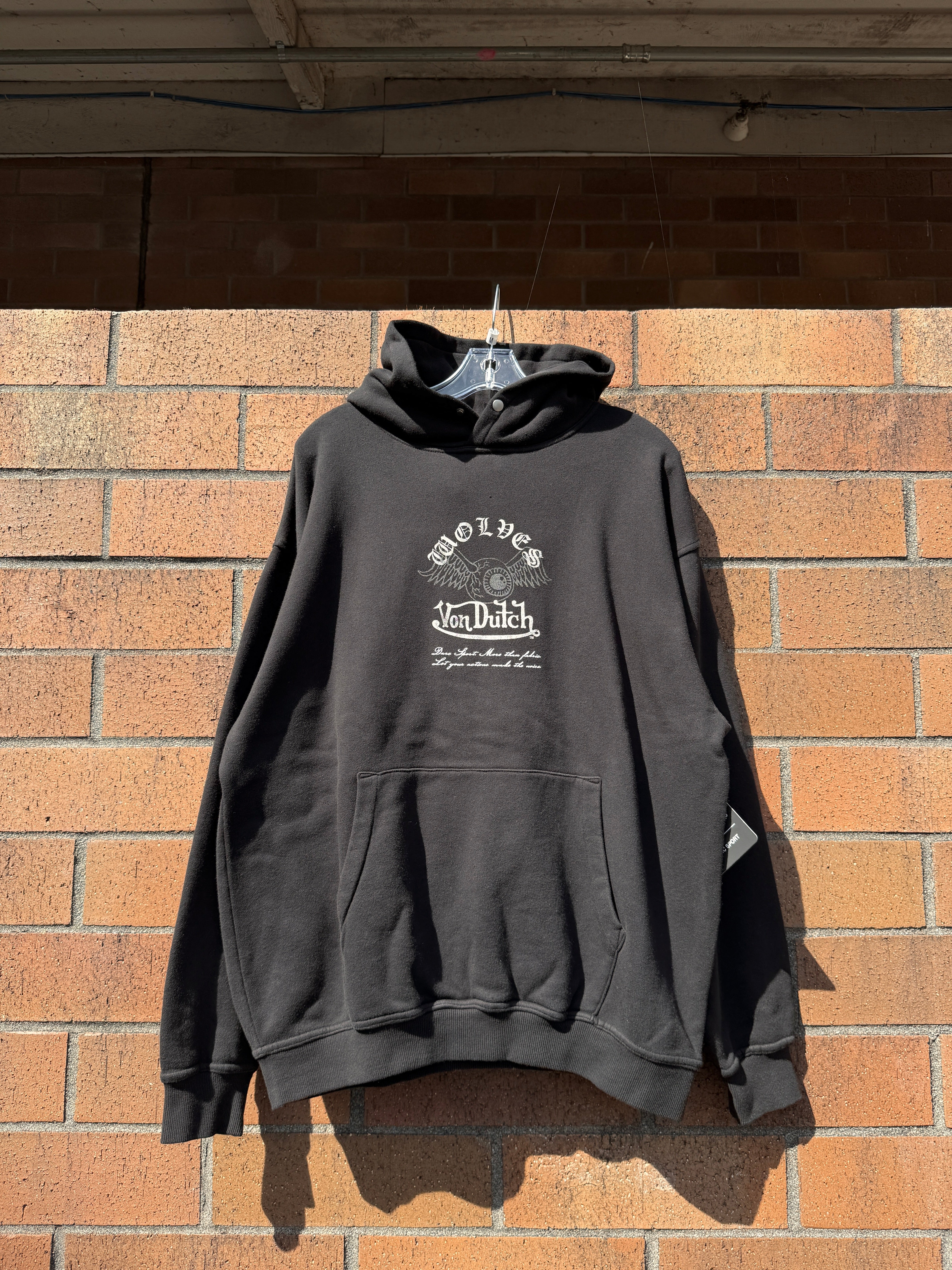 Darc Sport x Von Dutch DSVD NFGU Pierce Hoodie Black Size Small