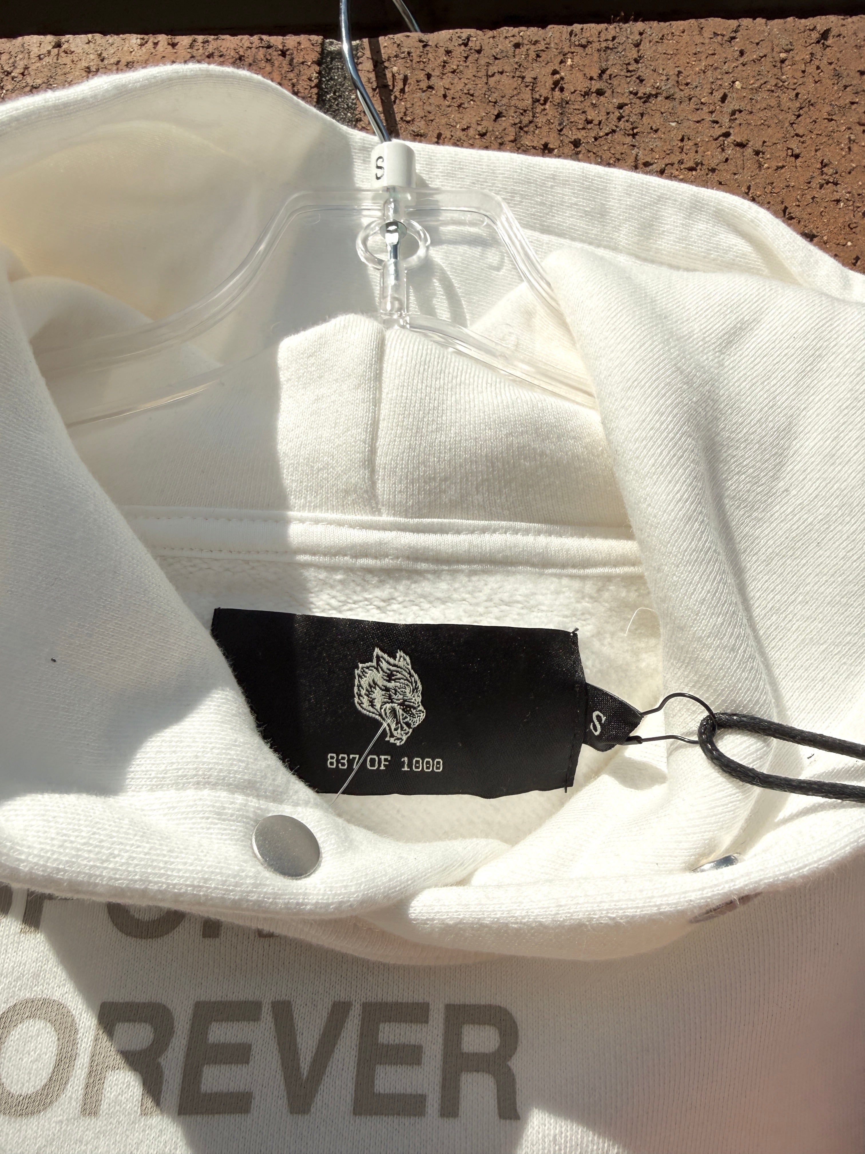 Darc Sport Sacred Flash Pierce Hoodie Cream Size Small