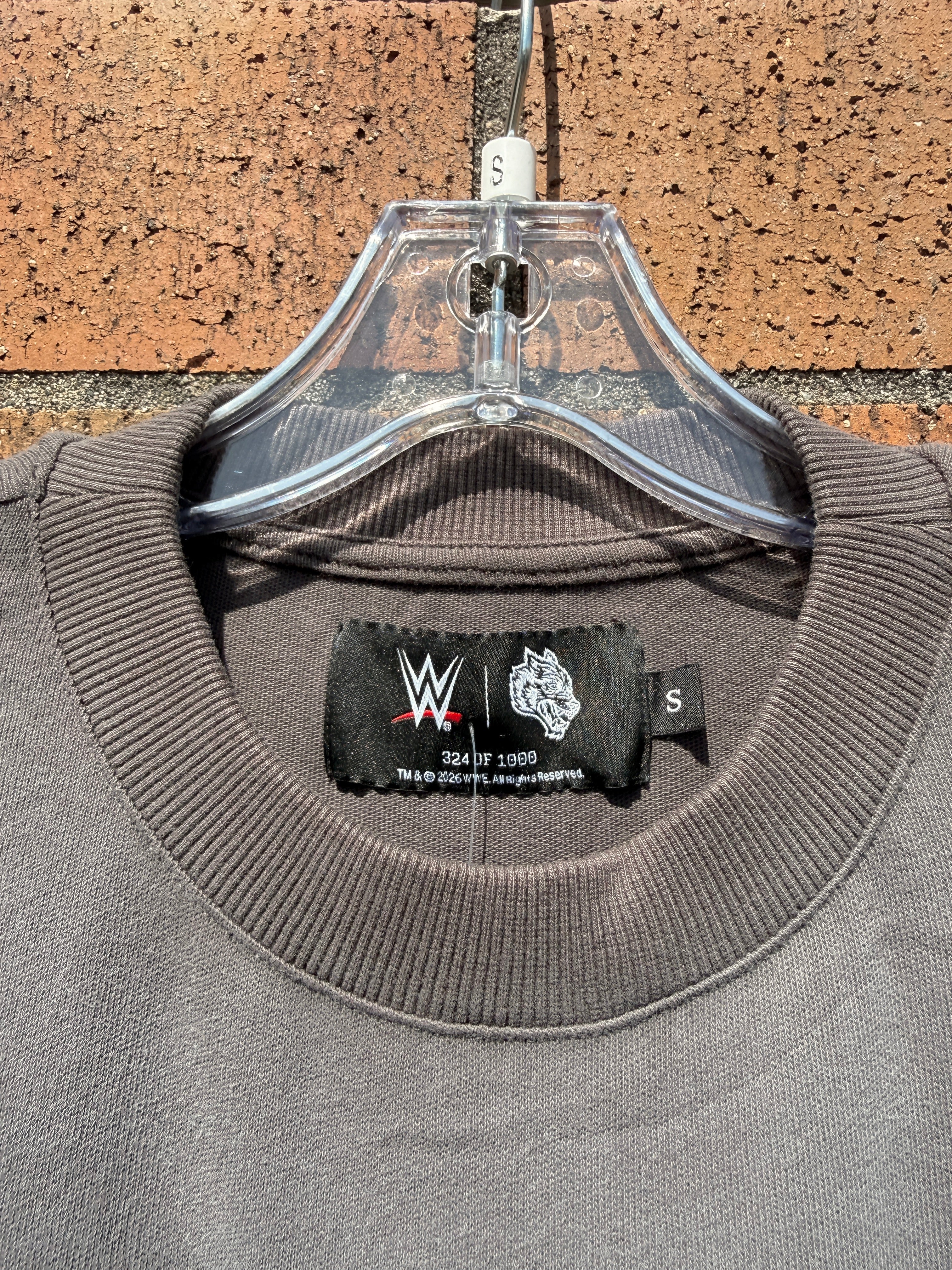 Darc Sport x WWE Stone Cold Law Oversized Tee Wolf Gray Drift Wash Size Small