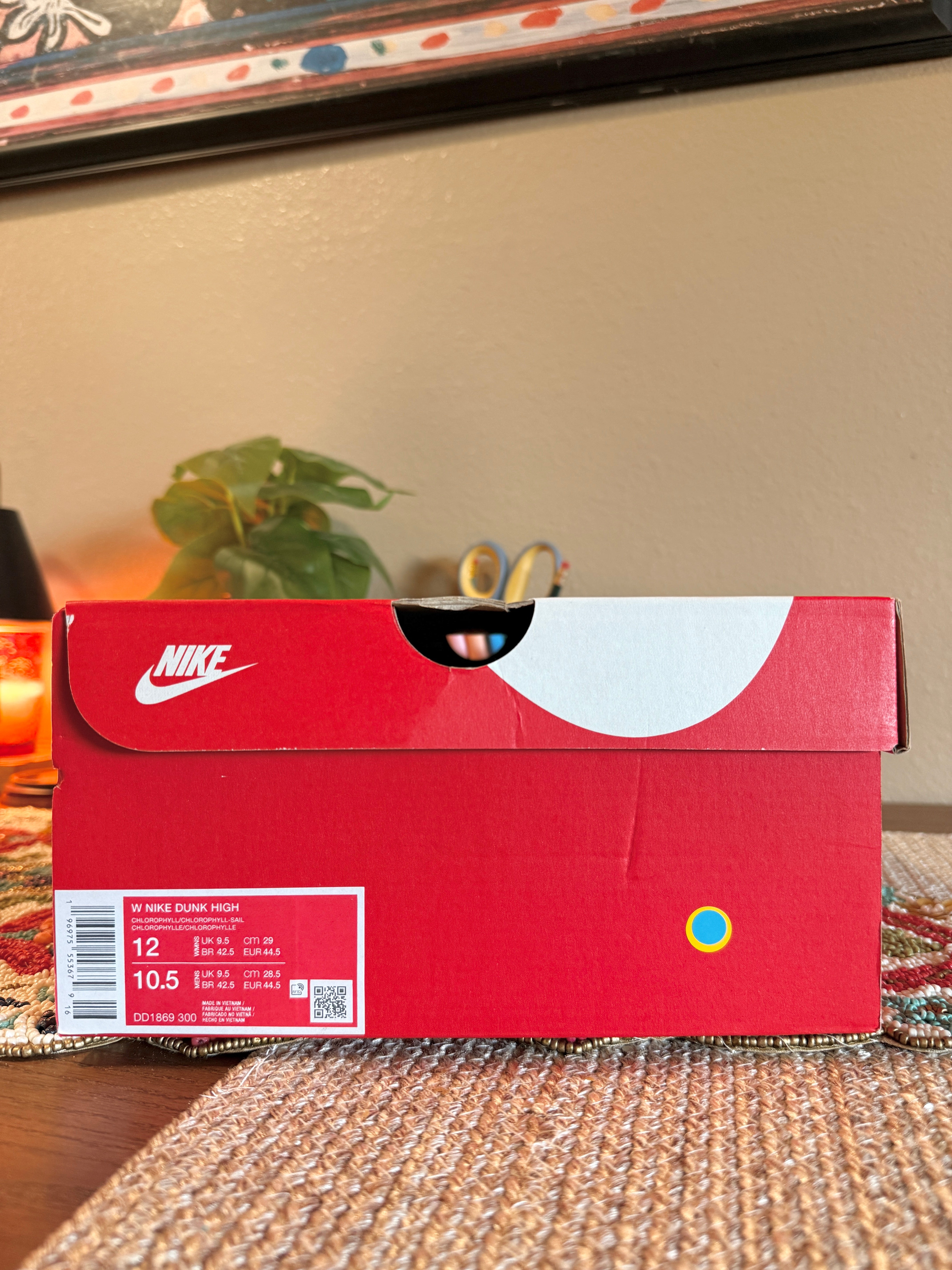 Nike Dunk High Chlorophyll Sail Size 10.5M / 12W