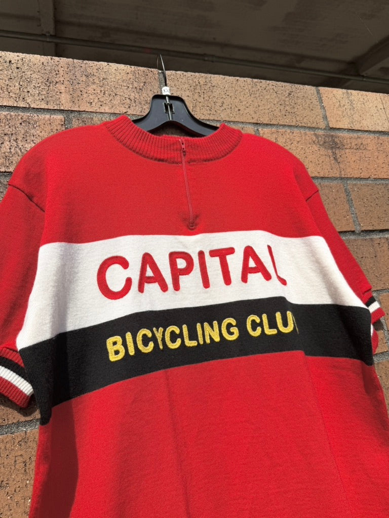 Woolistic Capital Bicycling Club Wool Cycling Jersey Size XXL