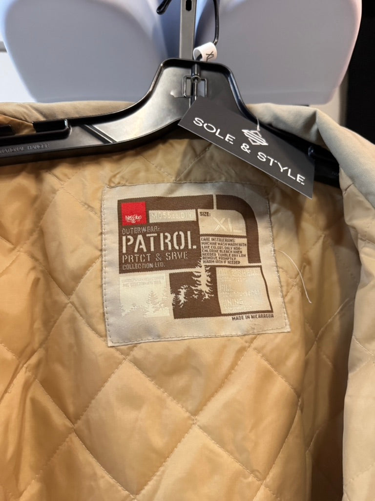 Y2K Patrol 55 Beige Ski Jacket Sz XL