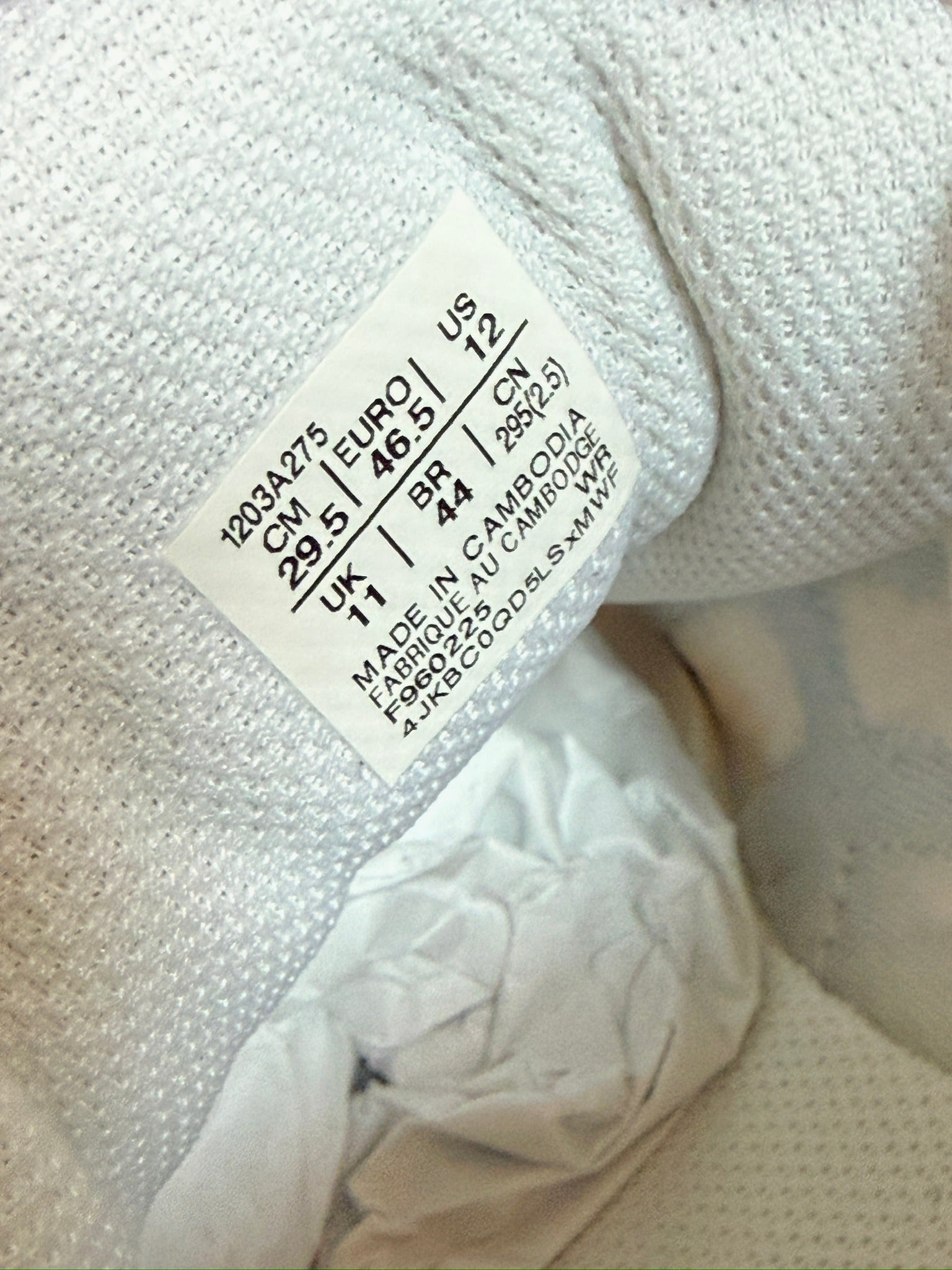 Asics GT-2160 White Blue Violet Size 12