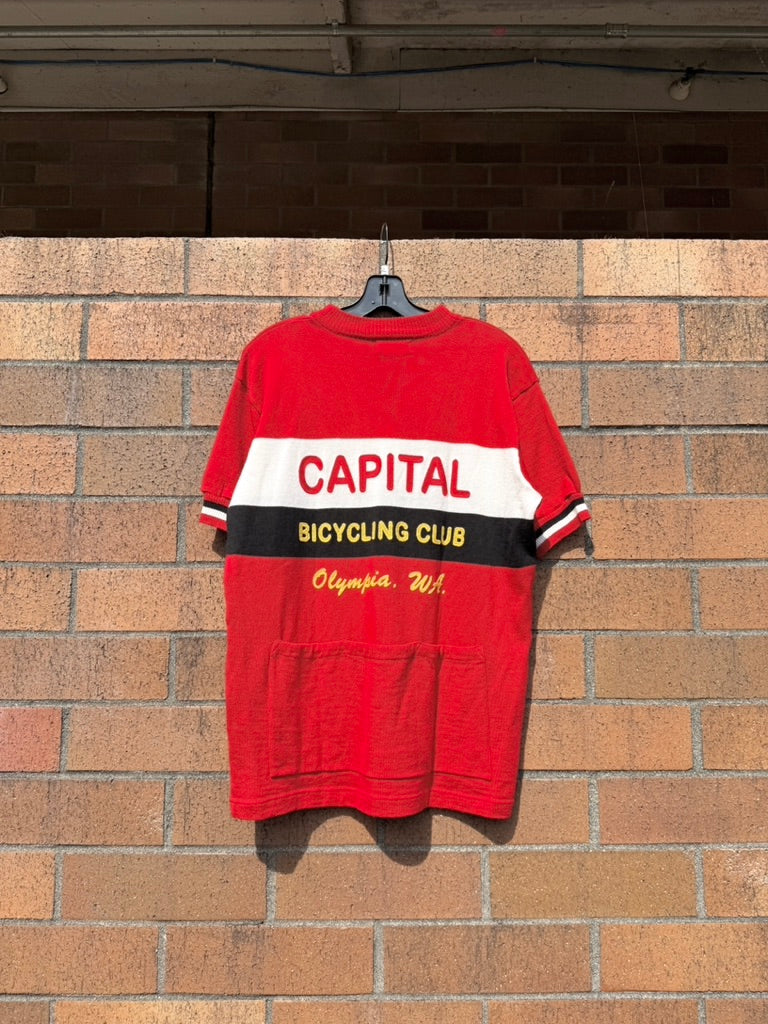 Woolistic Capital Bicycling Club Wool Cycling Jersey Size XXL